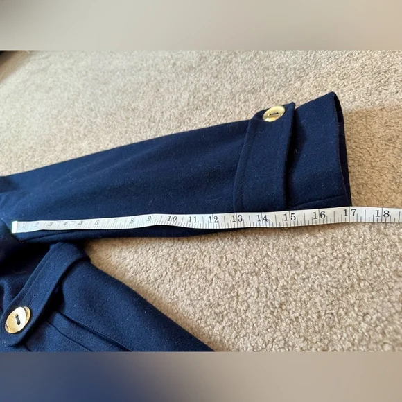 GORGEOUS wool navy jacket - Picture 9 of 9